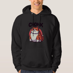 Veste À Capuche Drôle Fat Chats Mème, Chonk Chat Amoureux des chat