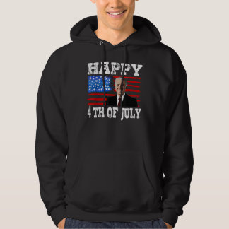 Veste À Capuche Drôle Joyeux 4 juillet Joe Biden 4e 1776 indépenda