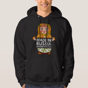 Veste À Capuche Drôle Matryoshka nid poupée Stoppant Dol Russe