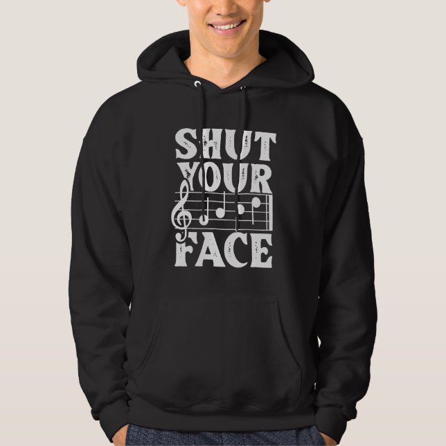 Veste À Capuche Drôle Musique Piano Player Pianist Cadeau Fermer v (Devant)