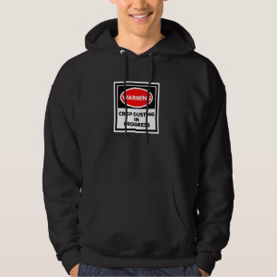 Veste À Capuche Drôle Papa Shirt Avertissement Crop Dusting En Cou
