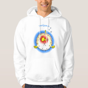 Veste À Capuche Drôle poisson poivron porc-épic caricature poisson