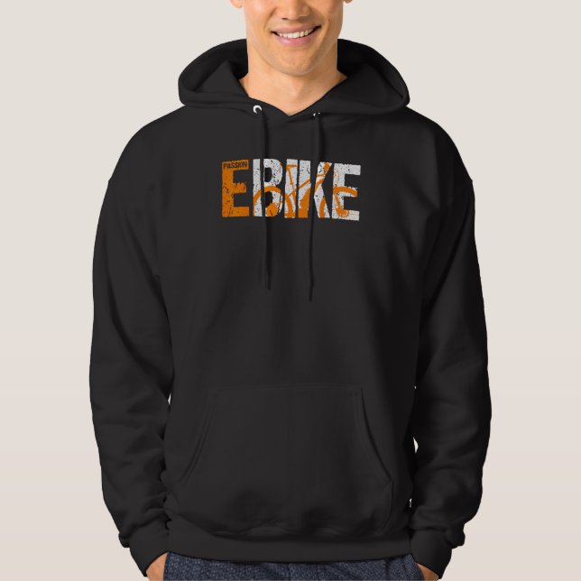 Veste À Capuche E-Bike Electric Bicycle Pedelec Cadeau (Devant)