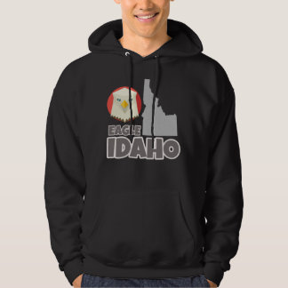 VESTE À CAPUCHE EAGLE IDAHO  PROUD EAGLE RESIDENTS LOVE IT