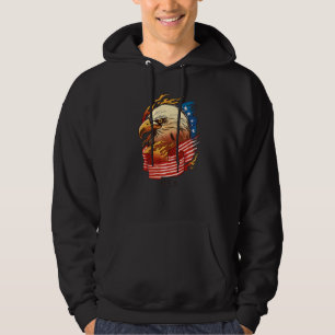 Veste À Capuche Eagle Usa 4 juillet Patriotique American Graphisme