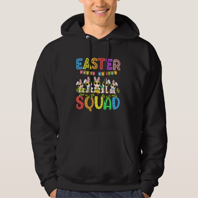 Veste À Capuche Easter Squad Bunny Rabbit Happy Easter Day Party M (Devant)