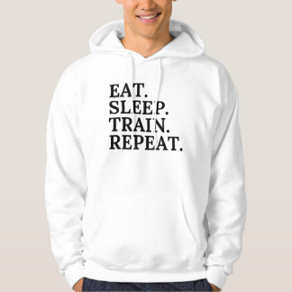 Veste À Capuche Eat, Sleep, Train, Repeat