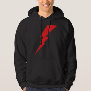 Veste À Capuche Éclair rouge
