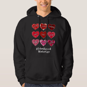 Veste À Capuche École Coeurs des travailleurs sociaux Valentine Va