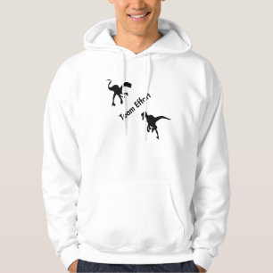 Veste À Capuche Effort de l'équipe de dinosaures
