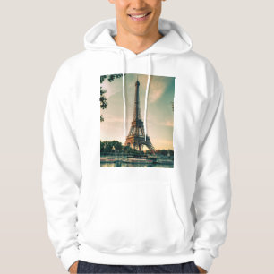 Veste À Capuche Eiffel tour lancer oreiller