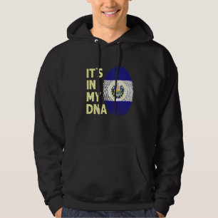 Veste À Capuche El Salvador Dans Mon Adn Équipe Salvadorienne Du D