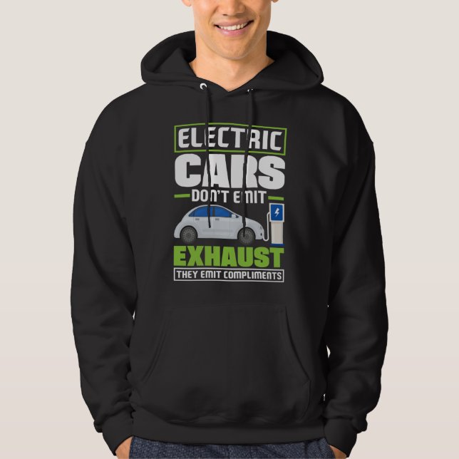 Veste À Capuche Electric Cars emit compliments Battery Electric Ve (Devant)
