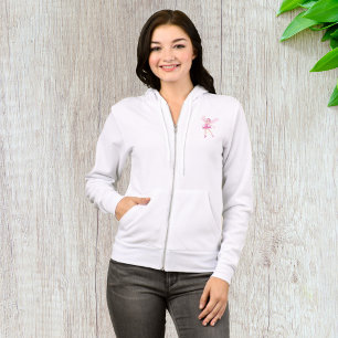 Veste À Capuche Élégante Fée De Ballerina Rose Pour Les Amateurs D
