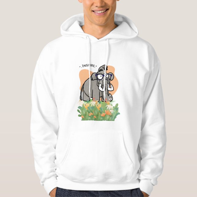 Veste À Capuche éléphant (Devant)