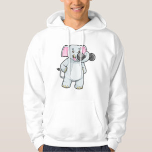 Veste À Capuche Elephant à Strenght entraînement avec Dumbbell