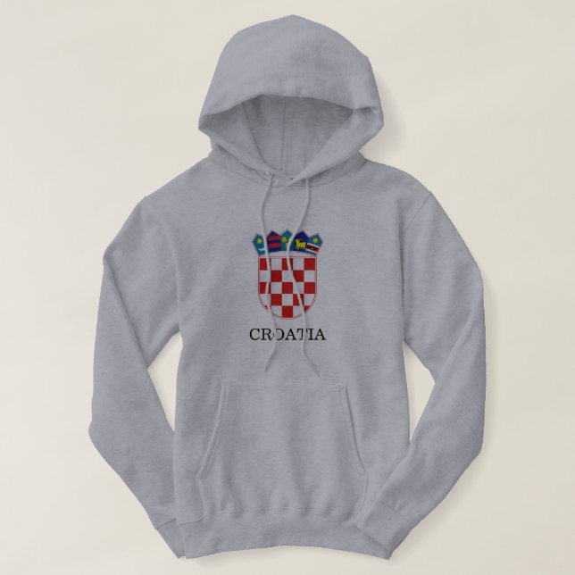 Veste À Capuche emblème de la Croatie (Design devant)