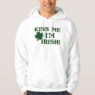 Veste À Capuche Embrassez-moi que je suis irlandais !