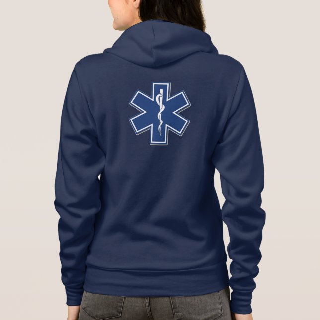 Veste À Capuche EMS Star of Life  (Dos)