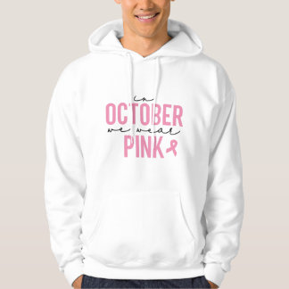 Veste À Capuche En Octobre Nous Portons Rose