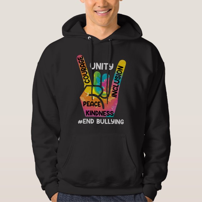 Veste À Capuche End Bullying Awareness and Solidarity for handicap (Devant)