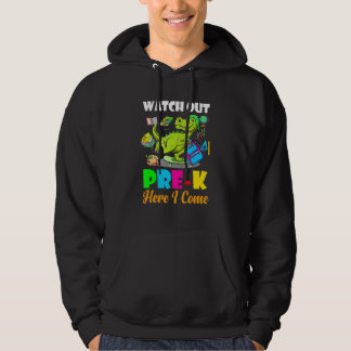 Veste À Capuche Enfant Attention Préscolaire Me Voici Arrivée Dino