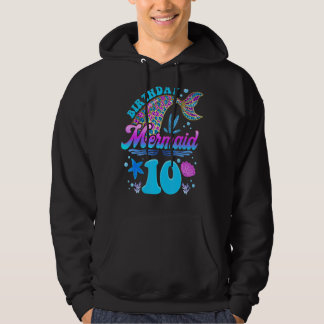 Veste À Capuche Enfants 10e anniversaire Mermaid 10 ans thème part