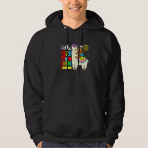 Veste À Capuche Enfants Bonjour 3e année paresseux chevauchant lam