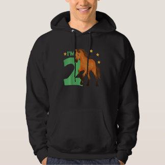 Veste À Capuche Enfants Enfants 2 Anniversaire Cheval 2 Ans Annive