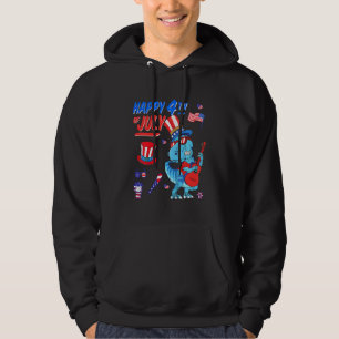 Veste À Capuche Enfants Joyeux 4 juillet T-Rex Dino Dinosaur Baby