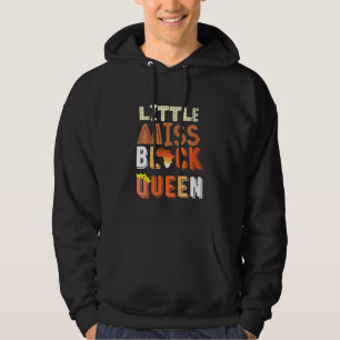 Veste À Capuche Enfants Little Miss Reine noire Melanin Gi Brown p