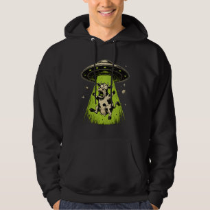 Veste À Capuche Enlèvement de vache extraterrestre Weirdcore Surré