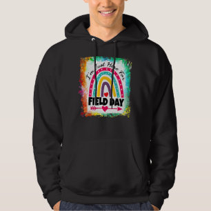 Veste À Capuche Enseignant de la journée de terrain Rainbow Je sui