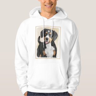 Veste À Capuche Entlebucher Mountain Dog Peinture - Art original