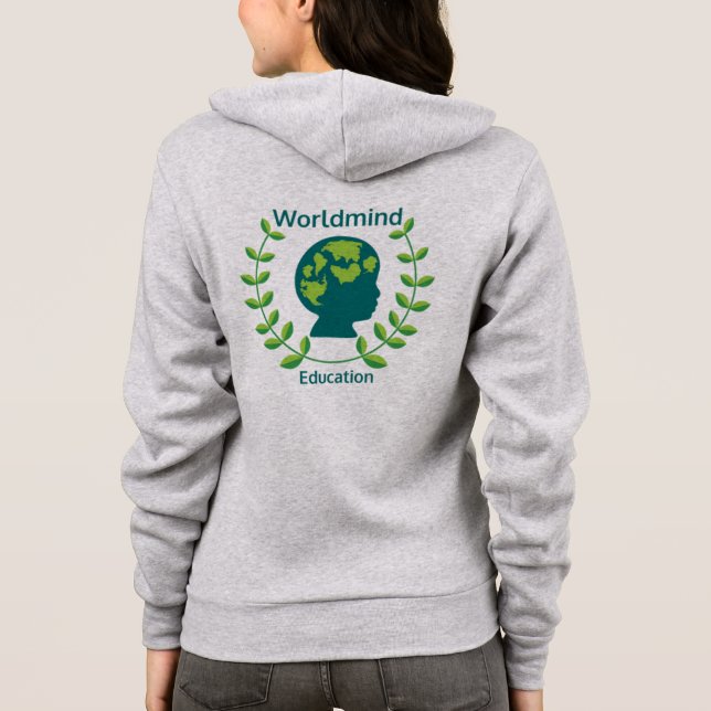 Veste À Capuche Entraînement éducatif mondial (Dos)