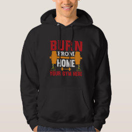 Veste À Capuche Entraînement Motivant pour Salle de Sport à Domici
