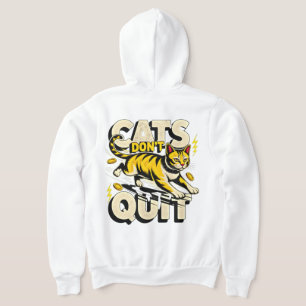 Veste À Capuche Entrepreneur Maman Chat – Boss Babe Les Chats Ne B