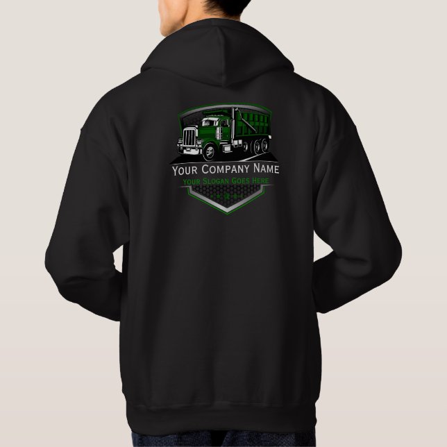 Veste À Capuche Entreprise de Transport de Camionnage Professionne (Dos)