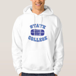 Veste À Capuche Épic State College Funny Blueprint Statement