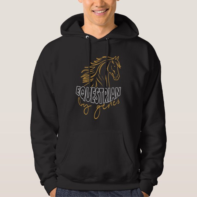 Veste À Capuche Equestrian Big Genes Motivational Equestrianism Sa (Devant)