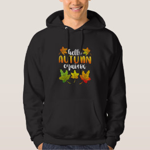 Veste À Capuche Équinoxe d'automne Feuilles d'automne Soleil d'oct