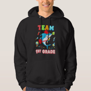 Veste À Capuche Équipe 1ère année Shark First Kid Enseignant Retou