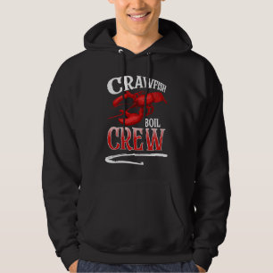 Veste À Capuche Équipe de bouillon d'écrevisses écrevisses