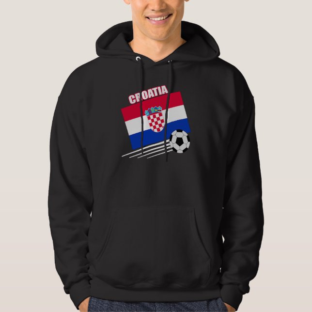 Veste À Capuche Équipe de football de la Croatie (Devant)