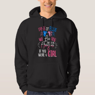Veste À Capuche Équipe de révélation de genre Baby shower fille Gr