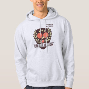 Veste À Capuche Équipe de tennis de table personnalisée Nom Club