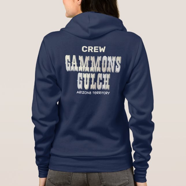 Veste À Capuche Équipe de tournage de Gammons Gulch (Dos)