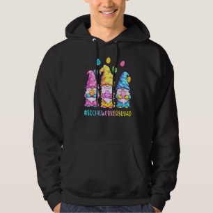 Veste À Capuche Équipe De Travailleurs Sociaux Cute Trois Gnomes T