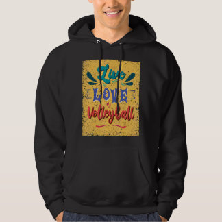 Veste À Capuche Équipe de volley-ball Live Love