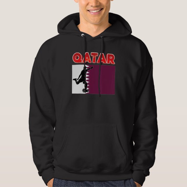 Veste À Capuche Équipe du Qatar de football mondial Cham (Devant)